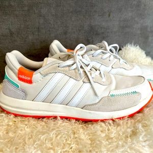 Adidas casual athletic sneakers, size 7